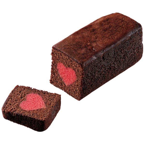 ピンクのハートが可愛い ショコラ パウンドケーキ のギフト（1箱）アドレ 結婚式 引菓子 引出物 内...