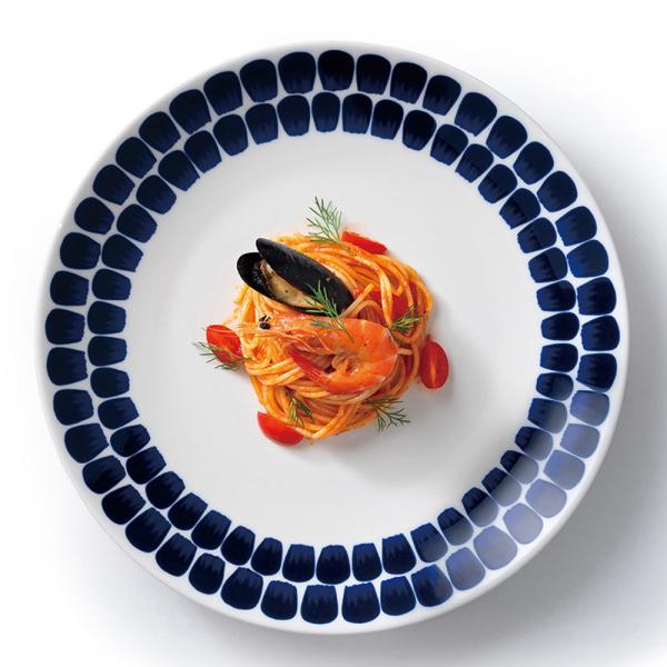 ARABIA 手描き風の模様 北欧 プレート皿 1枚 約径26cm アラビア 引出物 内祝 結婚祝い...