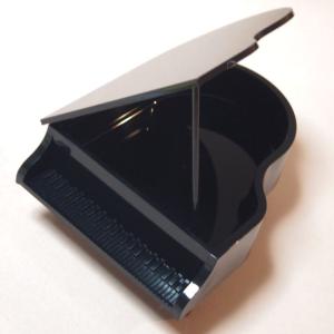 アクリル製ミニチュアグランドピアノ（ブラック）フラワーベース