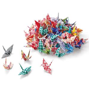 折り鶴シャワー7.5cm【紅白】100羽 結婚式 ウェディング 和婚 : 千羽の