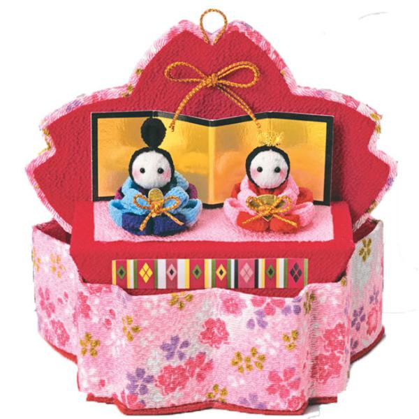 つまみ細工で作る雛飾り「桜のたまて箱」手作りキット ひな祭り 桃の節句 プレゼント 子供の日 女の子...