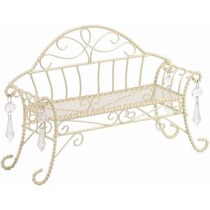 ワイヤー ベンチ L 幅27×奥行8×高さ17cm フラワーベース ラブチェアー ぬいぐるみ用 イス Bench