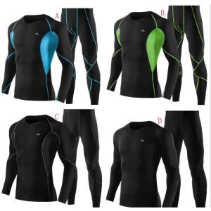 上品質 メンズ コンプレッションウェア 上下セ...の詳細画像1