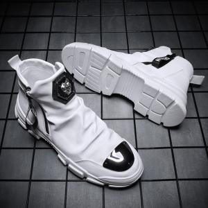 2色 メンズショートブーツ スニーカー　ワークブーツ