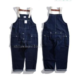 メンズサロペット  デニム  オーバーオール  男女兼用