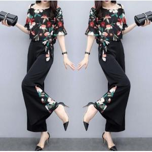 夏 レディースパンツスーツ セットアップ 　フォーマル　