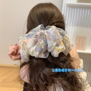 ヘアピン リボン レース  おしゃれ 大きい 可愛い ヘアバンド ヘアゴム ヘアアクセサリー 蝶結び  髪飾り プレゼント 誕生日 ギフト ポイント消化｜shiawaseclose