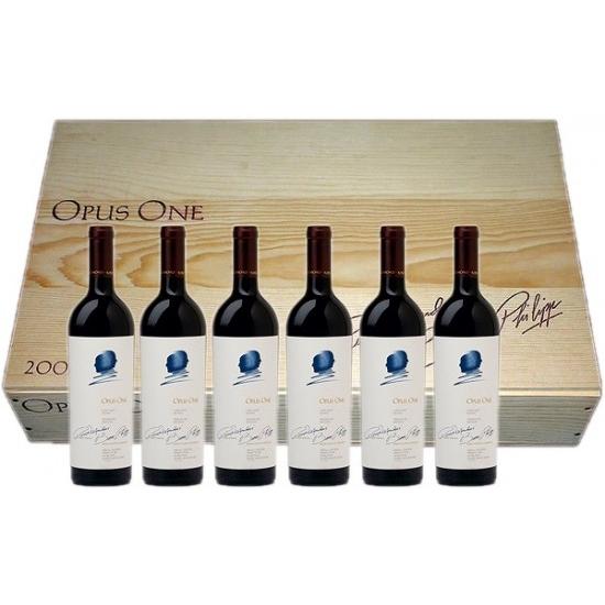 【送料無料】2021 オーパスワン（Opus One）オリジナル木箱入り 6本セット　750ml オ...