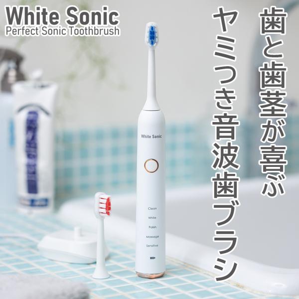 電動歯ブラシ 音波歯ブラシ ホワイトソニック White Sonic ホワイト・ソニック デンタルケ...