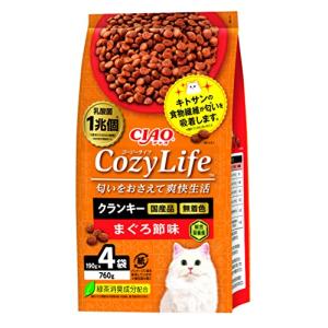 CIAO (チャオ) Cozy Life (コージーライフ) クランキー まぐろ節味 190g×4袋