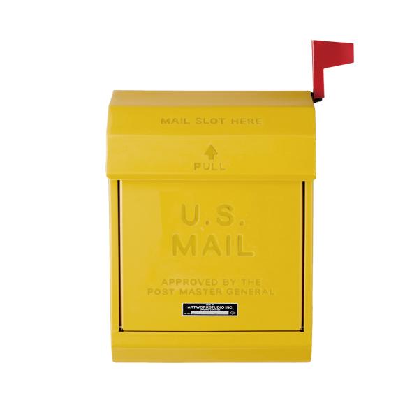 TK-2078 アートワークスタジオ U.S.MAILロゴ入り メールボックス 2 ダイヤルロック式