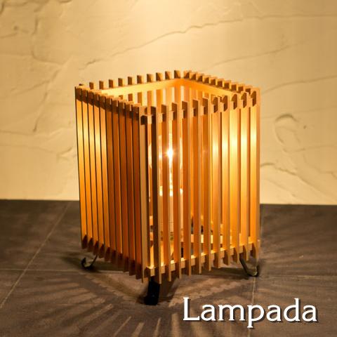 A516-O 新洋電気 駿河指物 簾 ren S ON/OFFスイッチ スタンドライト   白熱球付...