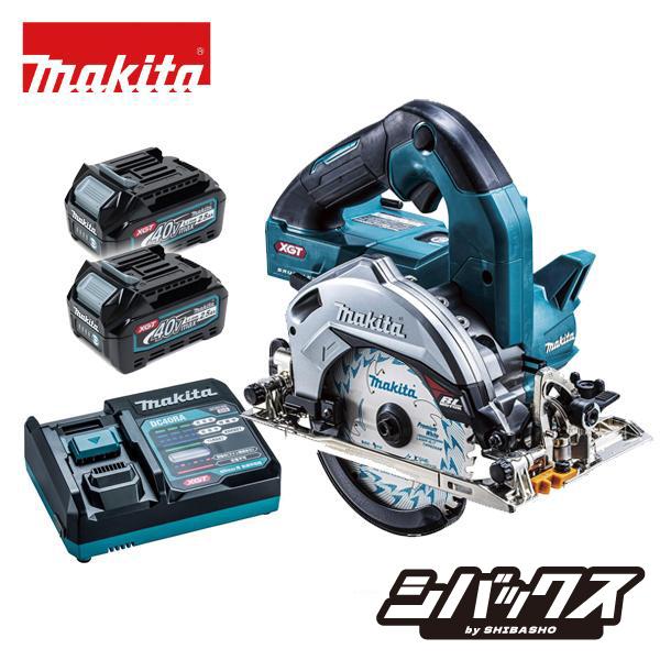 マキタ makita 125mm充電式丸ノコ 際切りベース 無線連動対応 HS006GRDX  青 ...