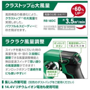 HiKOKI ハイコーキ 18V コードレスブ...の詳細画像2