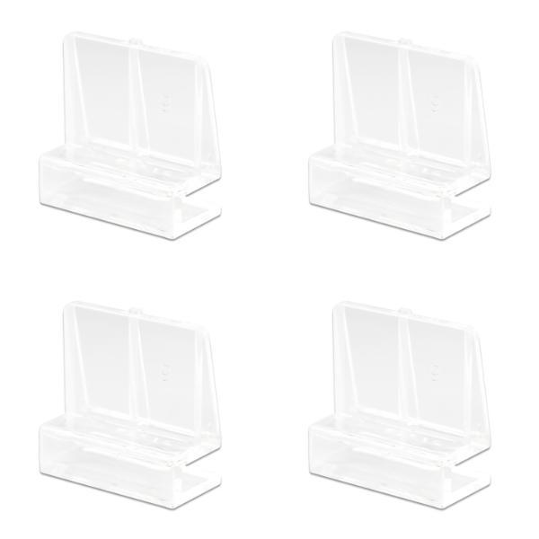 【4個セット】 水槽 蓋受け 6mm 透明 アクリル 水槽 ガラス蓋受け 滑り止め 耐久 水槽 蓋 ...