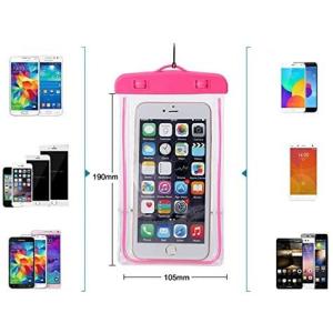 ブルー 全機種対応 スマホ 完全 防水ケース ...の詳細画像1
