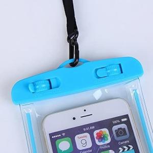 ブルー 全機種対応 スマホ 完全 防水ケース ...の詳細画像2