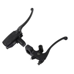 マスターシリンダー ブレーキ クラッチ レバー セット 25mm 黒 銀