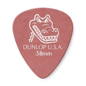 Dunlop (Jim Dunlop) 417R GATOR GRIP STANDARD×10枚セット (0.58mm/オレンジ)｜shibuya-ikebe