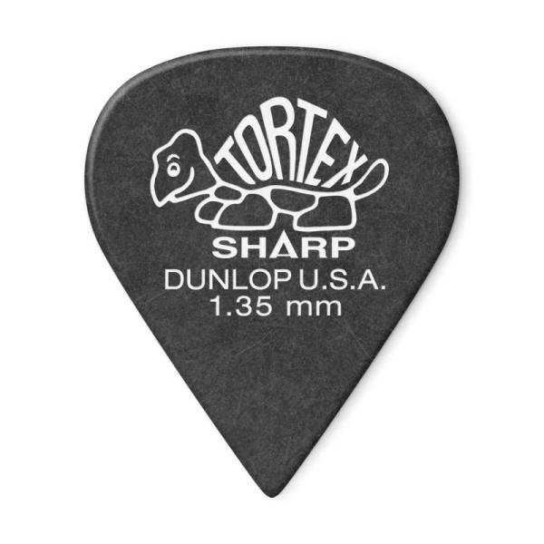Dunlop (Jim Dunlop) 412R Tortex Sharp Picks (1.35m...