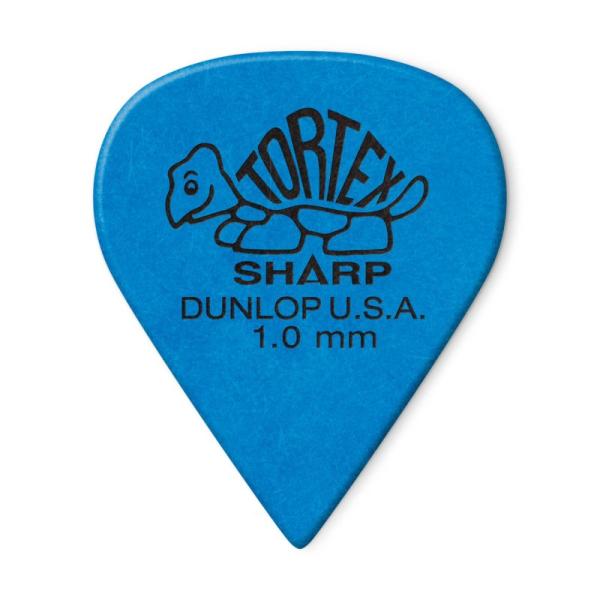Dunlop (Jim Dunlop) 412R Tortex Sharp Picks (1.00m...