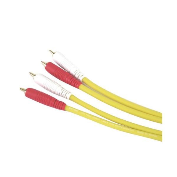 EXFORM COLOR TWIN CABLE 2RR-1M (RCA-RCA 1ペア) 1.0m ...