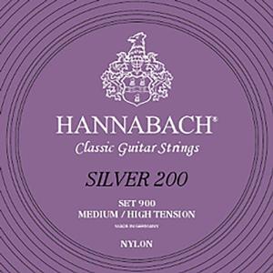 HANNABACH クラシックギター弦 Silver 200 Medium/High Tension｜shibuya-ikebe