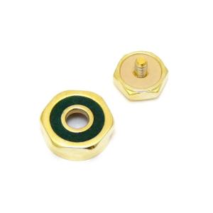 Schilke トランペット用純正 トップキャップ用フェルト(緑)×シリコンパッド