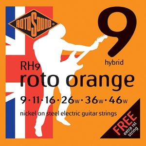 ROTO SOUND Electric Guitar Strings RH9 Roto Orange - Hybrid｜shibuya-ikebe
