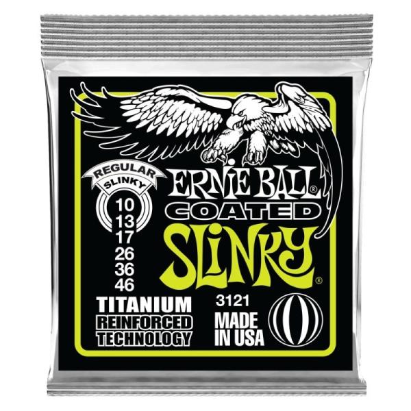 ERNIE BALL Regular Slinky Titanium RPS Coated  Ele...