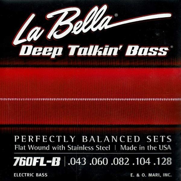 La Bella 760FL-B / Flat Wound Stainless Steel Bass...