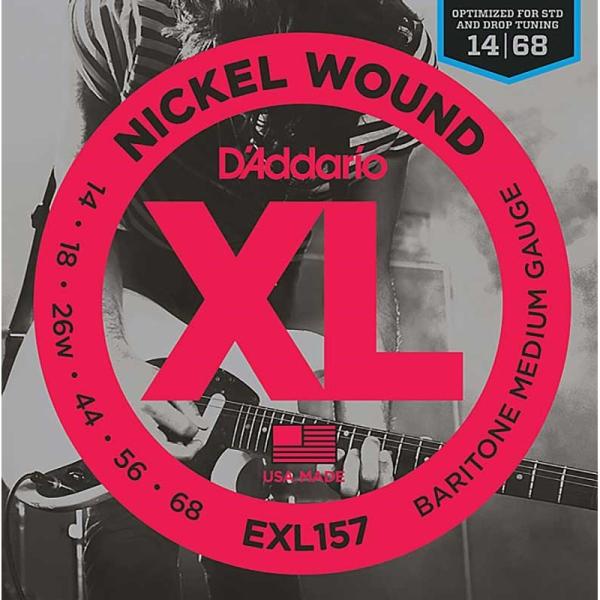 D’Addario XL Nickel Electric Guitar Strings EXL157...