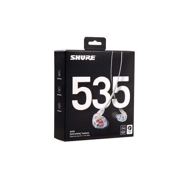 SHURE SE535-CL-A (クリアー)(国内正規品・メーカー保証2年)(シュア)(イヤフォン...