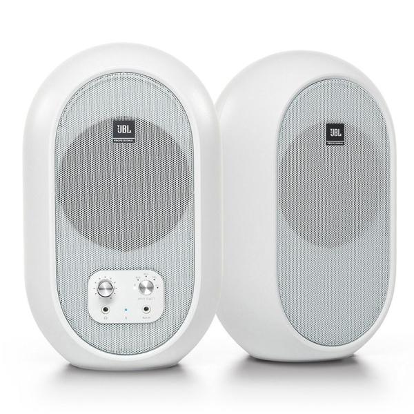 JBL 104-BTW-Y3(2本セット/ホワイト)(Bluetooth5.0対応同軸パワードモニタ...