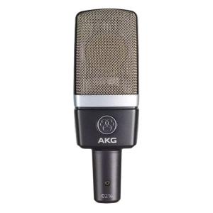 AKG アーカーゲー マイク C214 コンデンサーマイク + メタルポップ