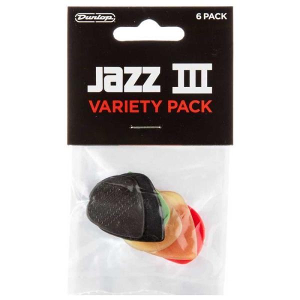Dunlop (Jim Dunlop) JAZZ III PICK VARIETY PACK［PVP...
