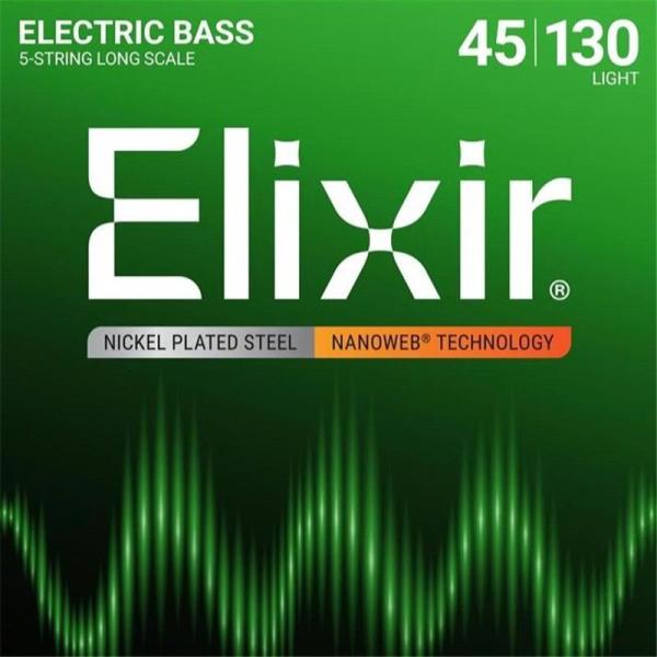 ELIXIR Nickel Plated Steel Bass Strings with ultra...