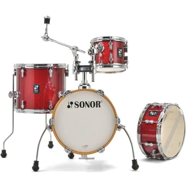 SONOR SN-AQXMIC #RMS [AQX MICRO Shell Set / Red Mo...