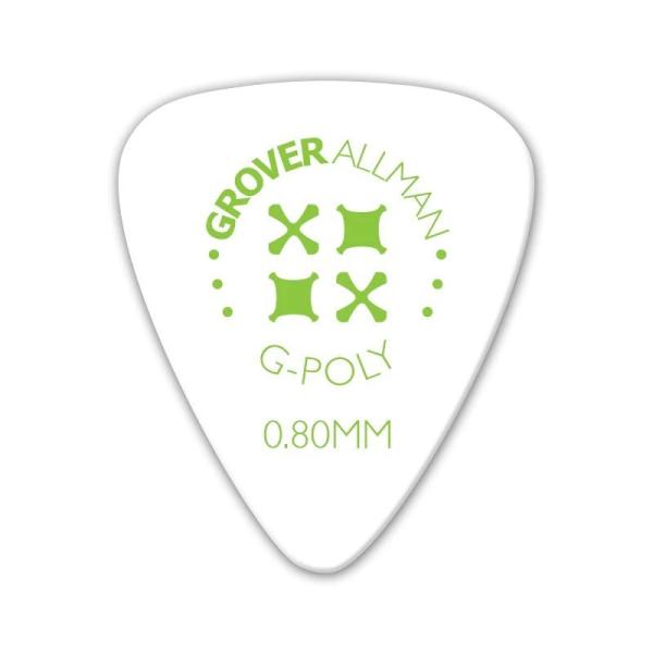 Grover Allman G-Poly(TM) ISO Shape Pro Picks 0.80m...