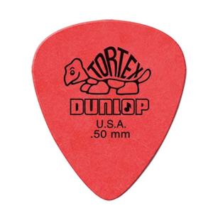 Dunlop (Jim Dunlop) 418R Tortex Standard Picks 0.50mm(Red)×10枚セット｜shibuya-ikebe