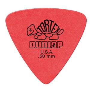 Dunlop (Jim Dunlop) 431R Tortex Triangle Picks 0.50mm (Red)×10枚セット｜shibuya-ikebe