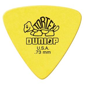 Dunlop (Jim Dunlop) 431R Tortex Triangle Picks 0.73mm (Yellow)×10枚セット｜shibuya-ikebe