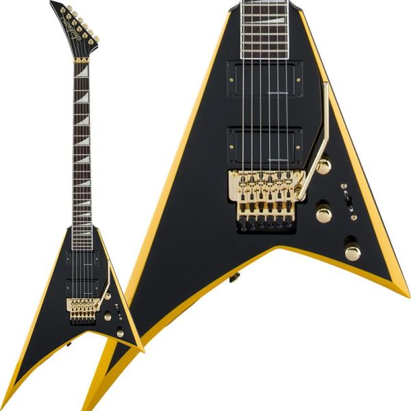 Jackson X Series Rhoads RRX24 Black with Yellow Be...