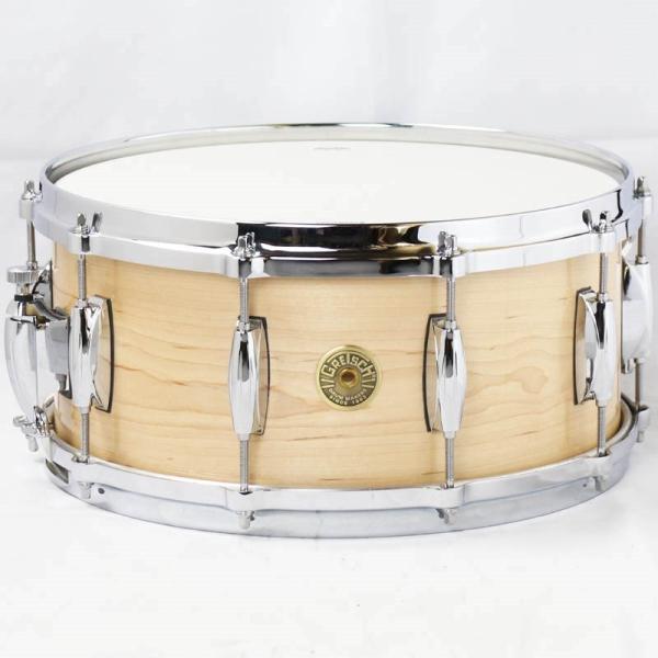 GRETSCH USA Custom Snare Drum - Solid Maple 14×6.5...