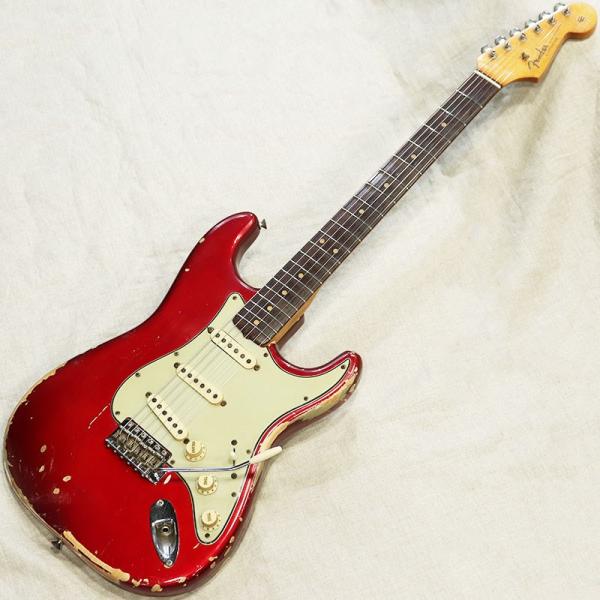 Fender USA Stratocaster &apos;64 Clay Dot CandyAppleRed...