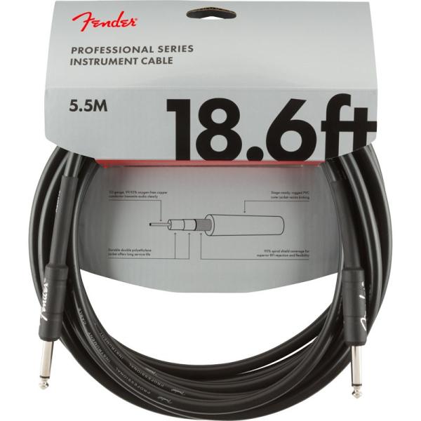 Fender USA PROFESSIONAL SERIES CABLE 18.6feet S/S ...