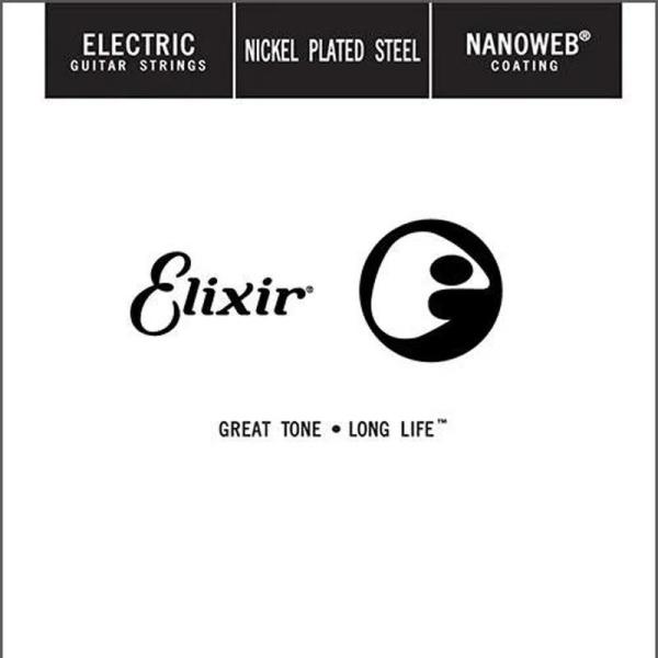 ELIXIR 15226ELECTRIC NICKEL PLATED STEEL NANOWEB C...