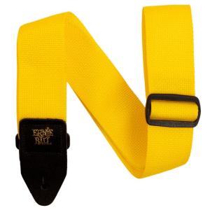 ERNIE BALL YELLOW & BLACK POLYPRO GUITAR STRAP [#P05351]｜shibuya-ikebe