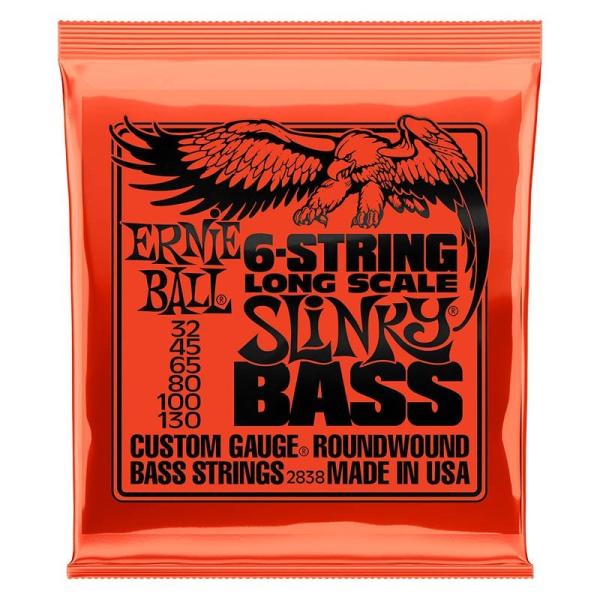 ERNIE BALL Round Wound Bass Strings/#2838 SLiNKY L...