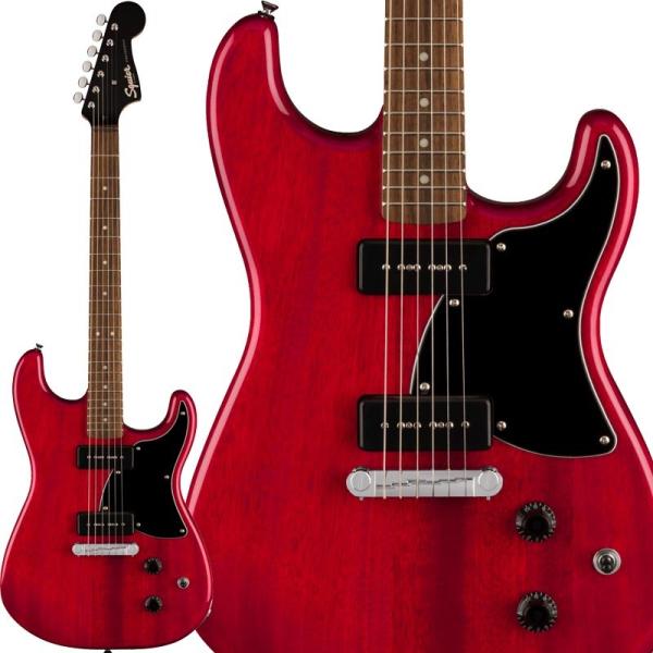 Squier by Fender Paranormal Strat-O-Sonic (Crimson...